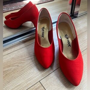 NWOT Vintage Rush Hour Red Pumps